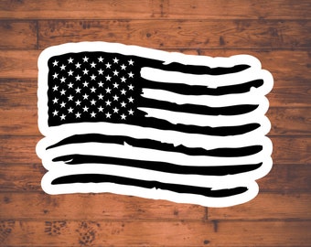 American Flag Stickers, American Flag Decal, Patriotic Stickers, Military Stickers, Cool Stickers, Trendy Sticker, Decals for Yeti Cups