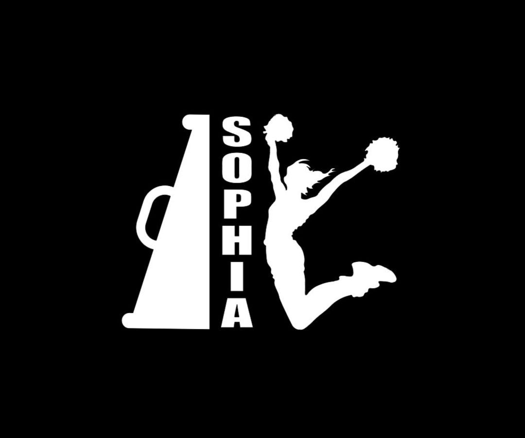 Cheerleading Car Window Decal, Sports Dad, Sports Family Car Decal ...