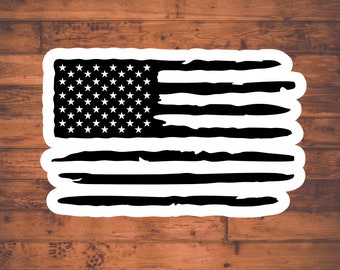 American Flag Stickers, American Flag Decal, Patriotic Stickers, Military Stickers, Cool Stickers, Trendy Sticker, Decals for Yeti Cups