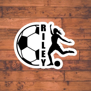 Soccer Sticker Personalized