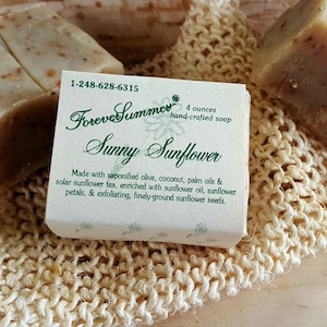Sunny Sunflower Olive Oil Soap