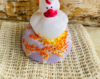 Lavender Unicorn Duck Bath Bomb