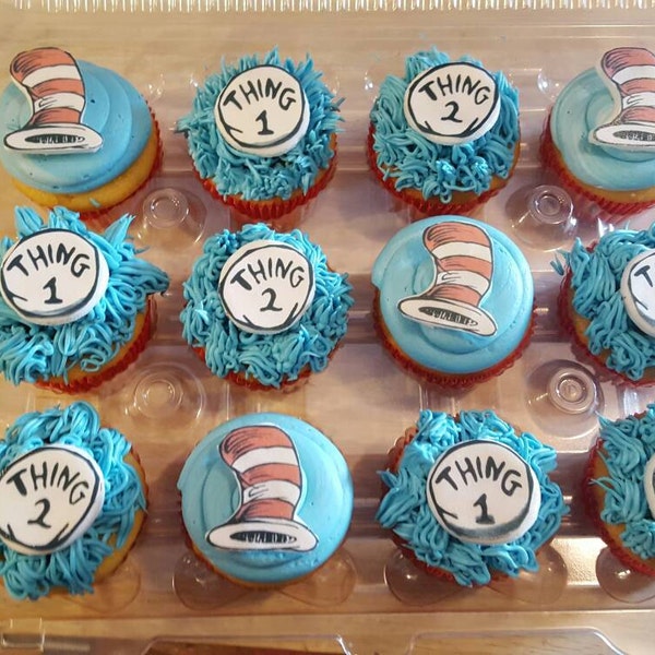 Dr. Seuss Cupcake Toppers