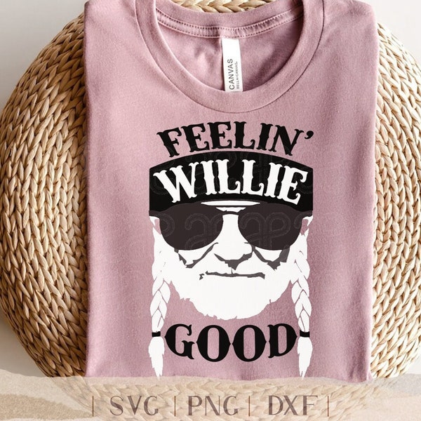 Feelin' Willie Good SVG DXF PNG Schnittdatei - Clipart - Feelin' Willie Lucky - Tshirt Design - Lustiges Shirt