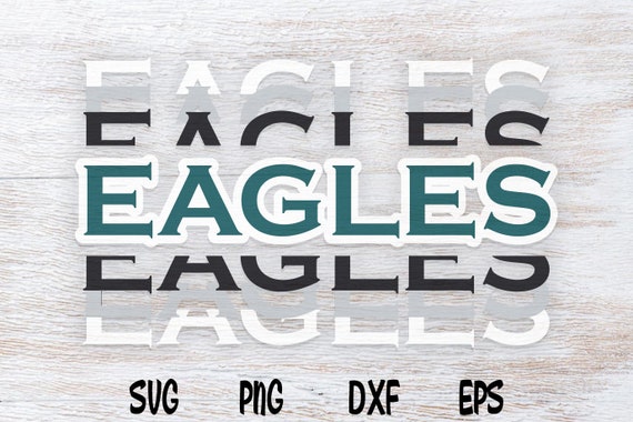 Download Free Eagles Svg Eagles Football Team Eagles Fan Mirror Text Etsy SVG Cut Files