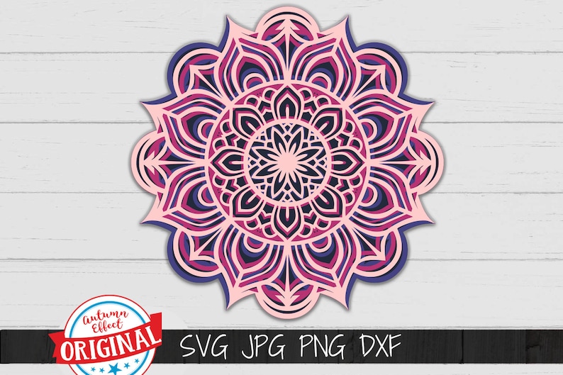 Download 3D Mandala SVG Multi-Layer Mandala PNG 3D Svg Mandala Cut ...