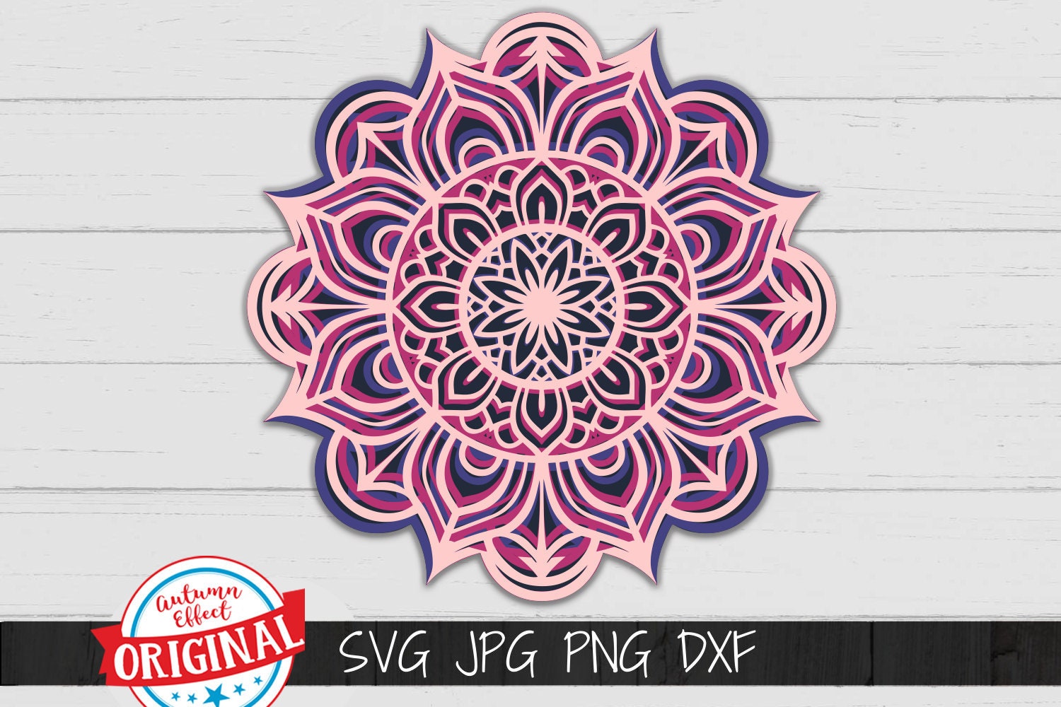 Download 3d Mandala Svg Multi Layer Mandala Png 3d Svg Mandala Cut Etsy