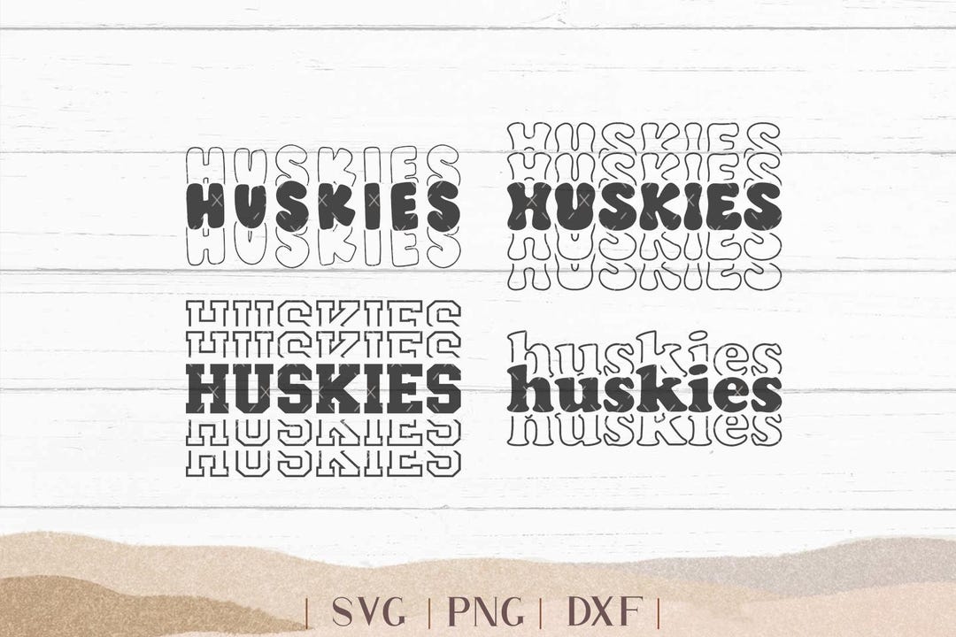 Huskies SVG - Huskies Bundle - School Spirit SVG - Huskies Cheer ...