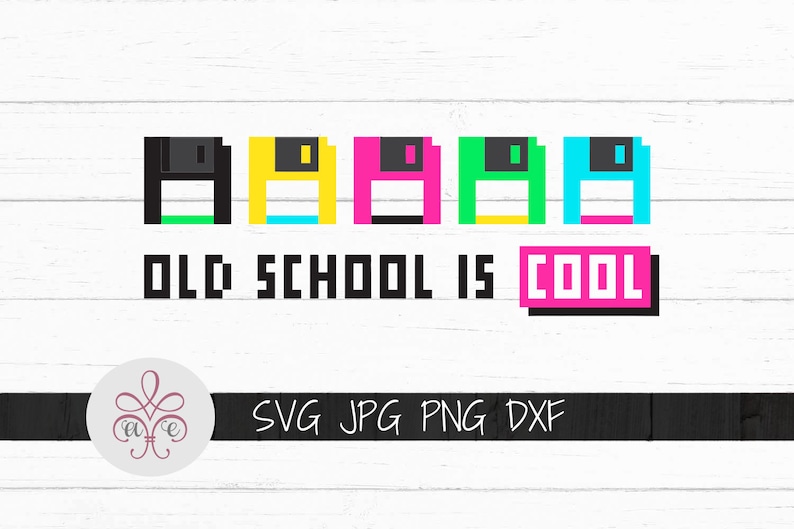 Old School is Cool SVG Rétro Teacher Design Funny Tshirt | Etsy