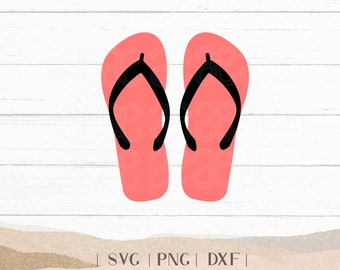 Flip Flops SVG, Sandals SVG, Flip Flops Cut File, Cute Summer, Commercial Use Cut File, Instant Download, Digital Download