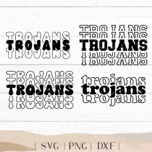 Trojans SVG - Trojans Bundle - School Spirit SVG - Trojans Cheer Football - Mascot SVG - Trojans Shirt - Trojans Sports -  Png Dxf Svg