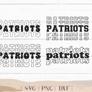 Patriots SVG - Patriots Bundle - School Spirit SVG - Patriots Cheer Football - Mascot SVG - Patriots Shirt - Patriots Sports -  Png Dxf Svg