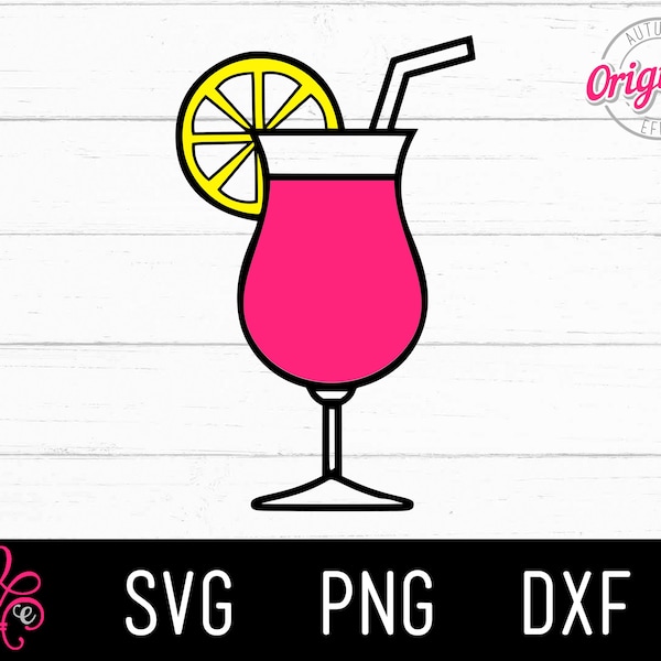 Cocktail SVG, Summer SVG, Daiquiri SVG, Drink Cut File, Cute Summer, Commercial Use Cut File, Instant Download, Digital Download