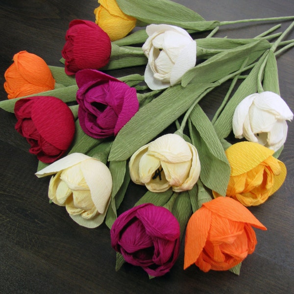 Crepe Paper Flowers Etsy