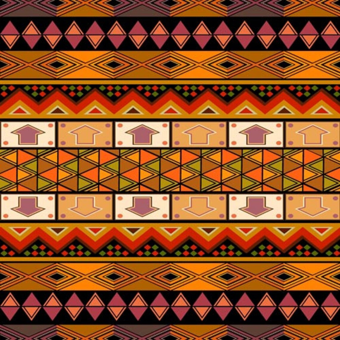 African Digital Papers Graphic Pack Printable 22 Pattern | Etsy