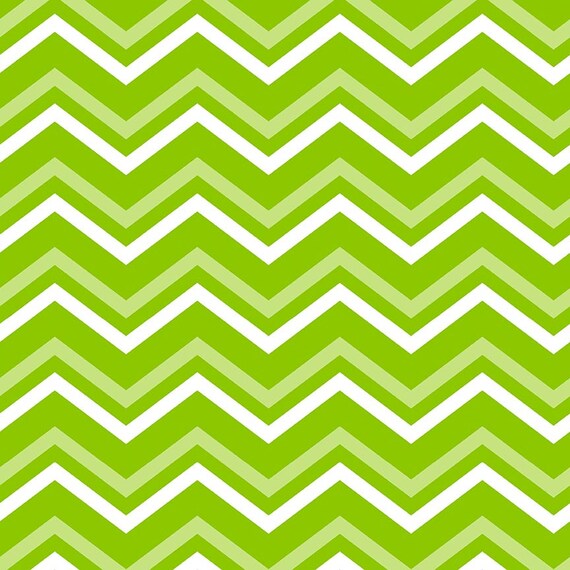 lime green chevron wrapping paper