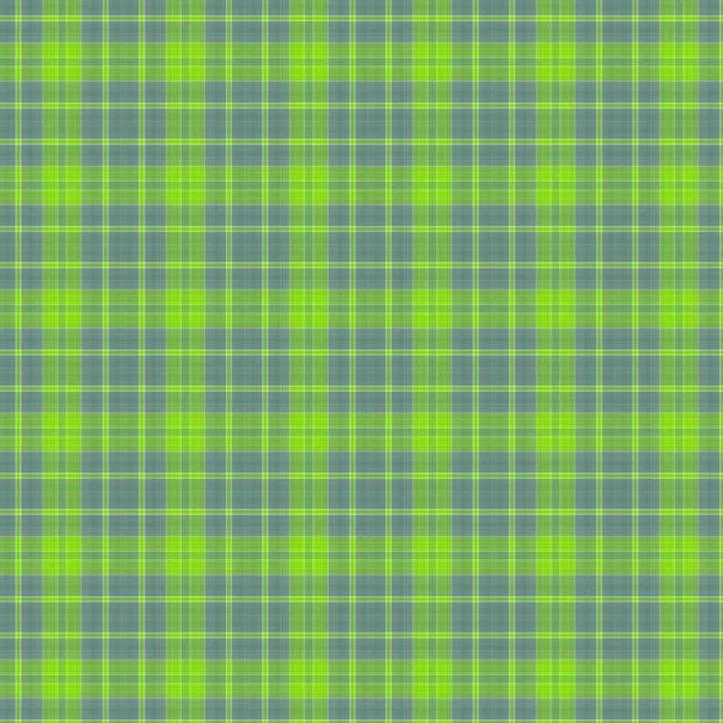 Mint Lime Green Plaid Scrapbook Paper Pack 28 Digital Paper Etsy
