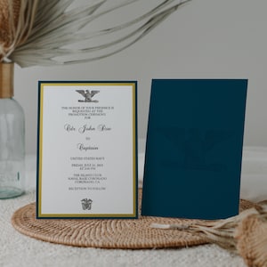 Navy Promotion Invitation | Military Promotion Invite | Editable Digital Download