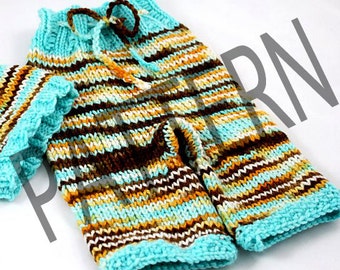 Longies & Shorties Knitting Pattern pants knitting pattern cloth diaper friendly pattern