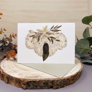 Koala Blank Card - Koala Card - Just Because Card - Koala Card - Cute Koala Card - Koala Lover - Koala - Australian Card - Koala Notecard