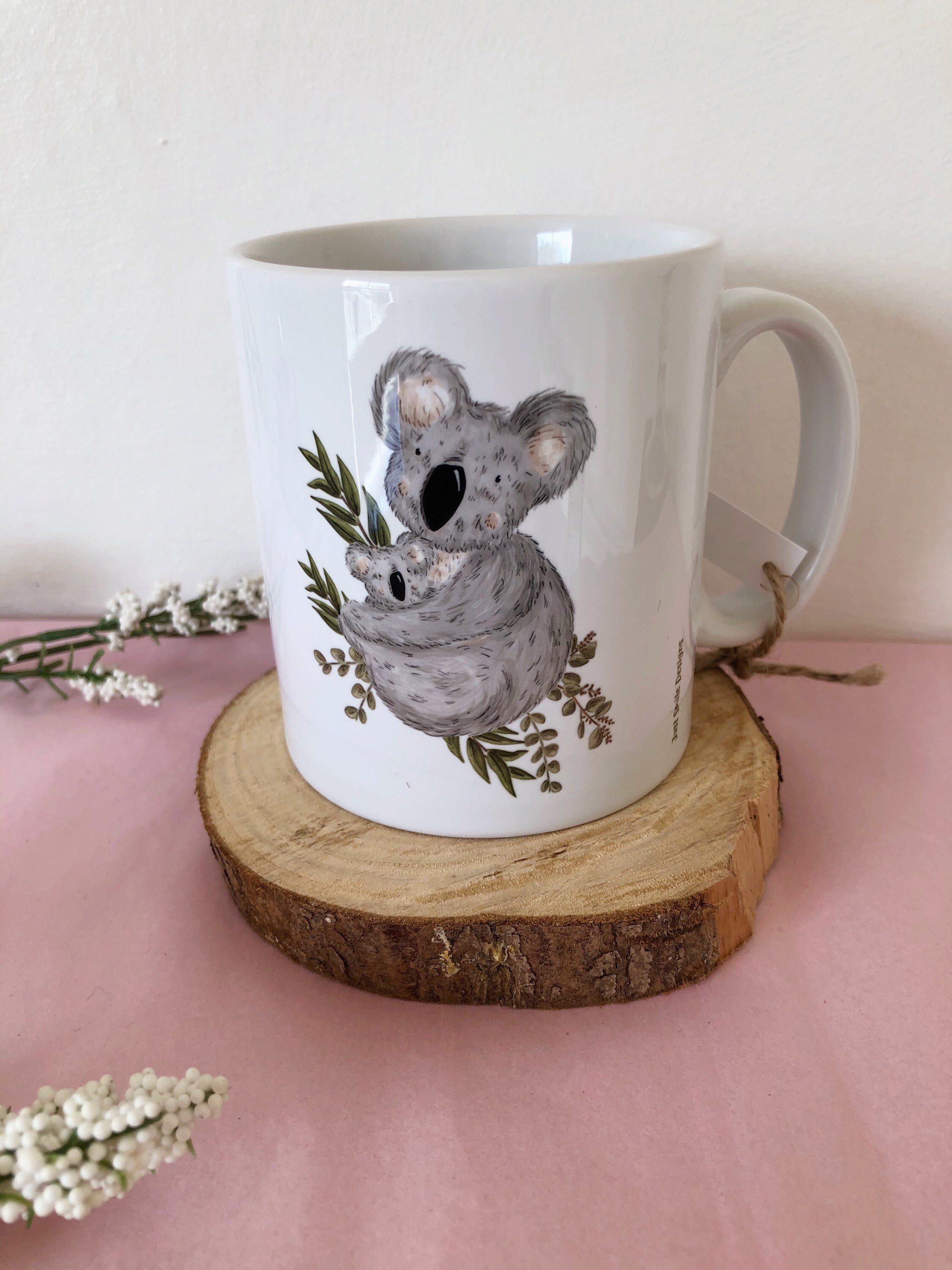 Koala Mug Cute Koala Mug Ceramic Cup Ceramic Mug Etsy