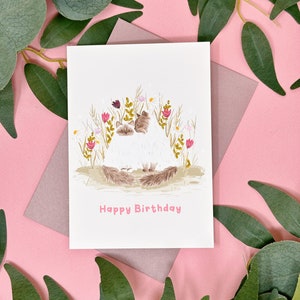 Carte d'anniversaire chat - carte d'anniversaire chat Ragdoll - carte d'anniversaire chat mignon - carte animal - carte botanique mignonne - carte faune - carte fantaisiste