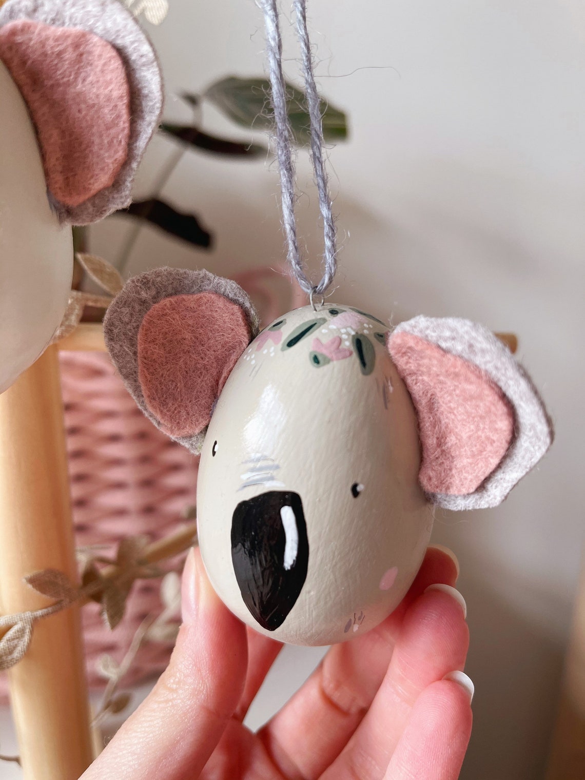 Koala Easter Egg Egg Decoration Koala Egg Koala Etsy