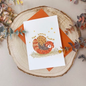 Red Panda Card - Smart Cookie Card - Carte d’examen - Carte Bien faite - Go You Card - Carte de motivation - Red Panda