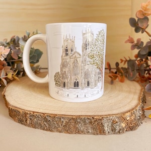 Minster Ceramic Mug - Cathedral Mug - Ceramic Cup - Ceramic mug - York Minster Mug - Tea Mug - Coffee Mug - Architectural Mug - Mug