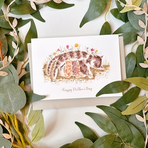 Carte de fête des mères de chat - Carte de chat - Carte de maman - Carte de fête des mères - Carte de chat mignon - Cadeau de fête des mères - Maman - Carte de chatons
