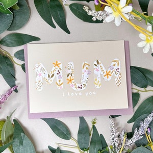 Mama Muttertagskarte - Florale Mamakarte - Mamakarte - Muttertagskarte - Süße Mamakarte - Muttertagsgeschenk - Mama