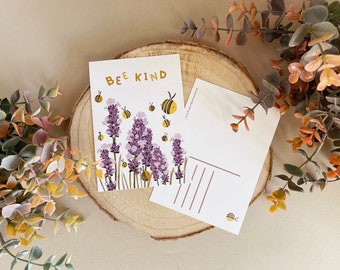 Daisy Flower Postcard - Illustrated Postcard - Cute Postcard - Floral Postcard - A6 Postcard - Home Decor - Motivational