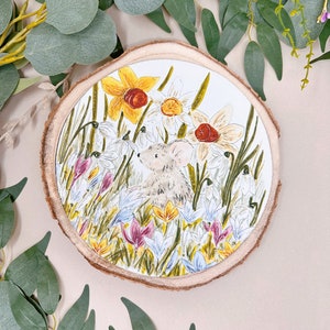 Garten Maus Mauspad - Maus Mousepad - Niedliches Schreibtischzubehör- Illustriertes Mousepad - Kawaii Schreibtischzubehör -Bürodekoration- Schreibtischunterlage