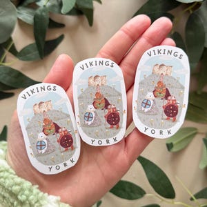 Naklejka Viking Bear - Fun Bear Sticker Pack - Naklejki winylowe - Kawaii - Naklejki do planera - Naklejki do Bullet Journal - Wypełniacze skarpet - Impreza