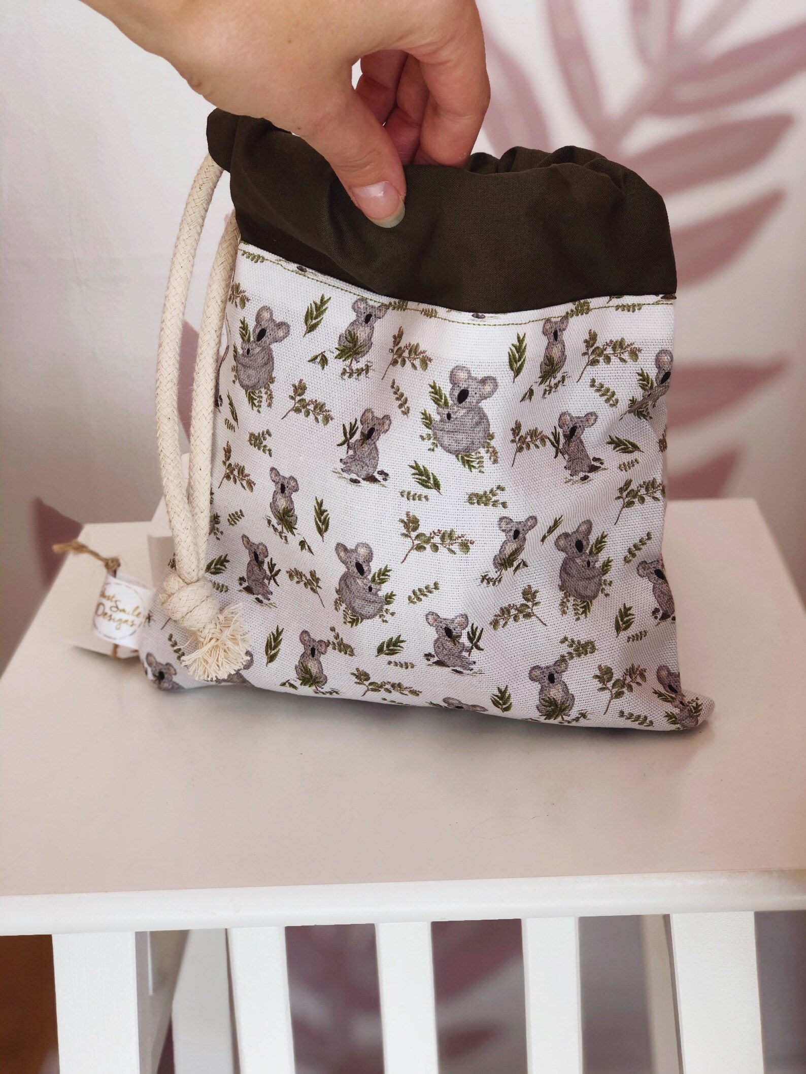 Koala Bag Koala Drawstring Bag Koala Gift Koala Pouch Etsy