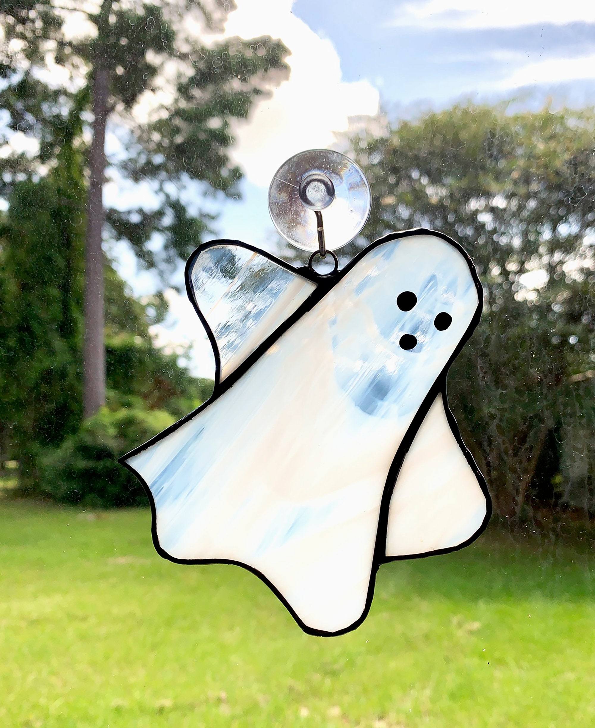 Groovy Ghost Suncatcher Sticker – KASH Collections