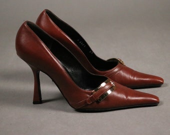 versace perspex heels