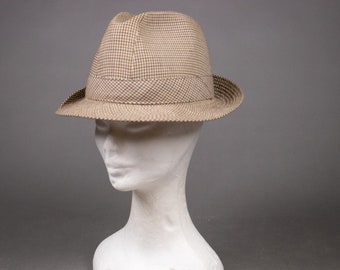 1960&#39;s DECALUX French Houndstooths hat