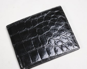 1950s Black Exotic Leather Wallet