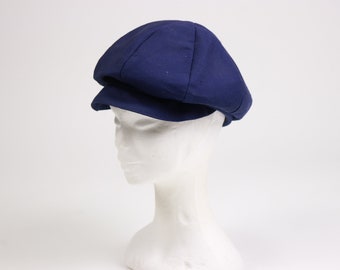 Original 1960s Blue Cotton Cap Bemrona Boutique London