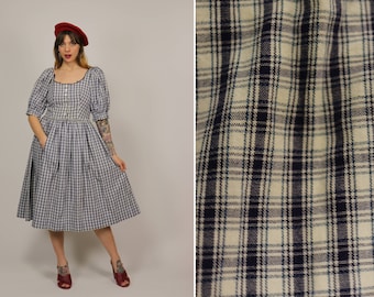 1970s Austrian Dirndl Dress - 70s Traditional Trachten Dress - Size Xs-S