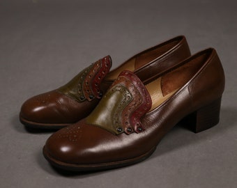 1960's Brown Leather Shoes