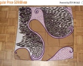 20 Winter sale 1960 39 s Brown Silk Scarf