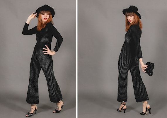 flared jumpsuit 70s