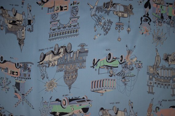 1980's MAX MARA Silk Novelty Scarf