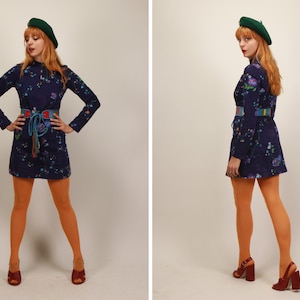 1990s KENZO Jungle Mini Dress - Size Xs