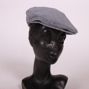 1960s BERMONA London Vichy Cotton Cap
