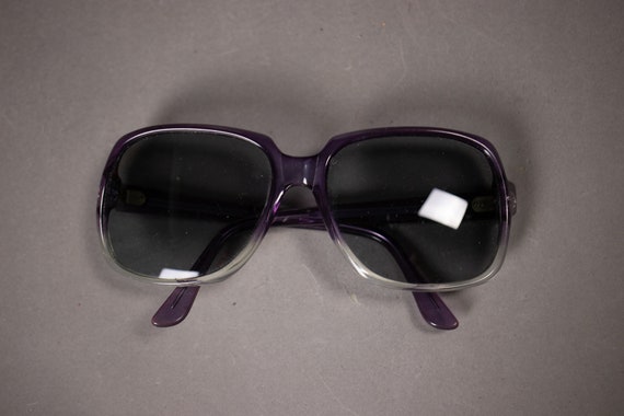 1960's Huge Purple Sunglasses - image 3