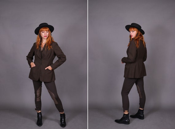 1960's Brown Equestrian Set - 60's Equestrian Blaz