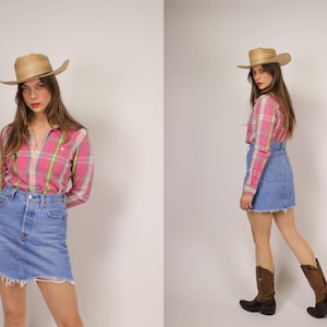 1980s LEVIS Mini Denim Skirt - Size S